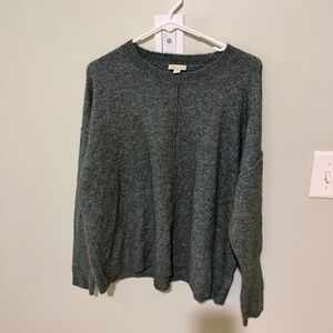 Green Heathered Sweater